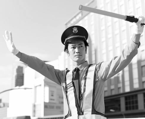 出口警備交通誘導警備